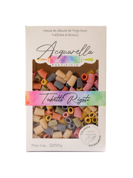 Tubetti Rigatti Colorate - 200g